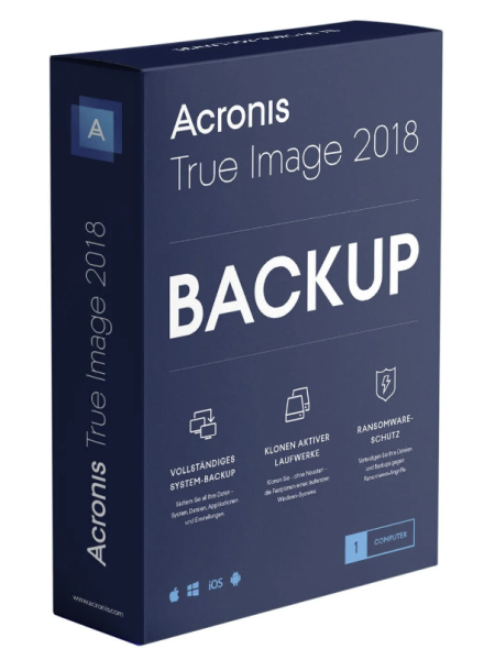 Acronis True Image 2017 3 dispositivi